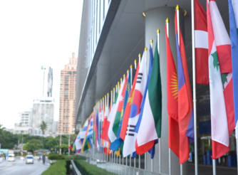 Flags at Annual Meetings in Bangkok